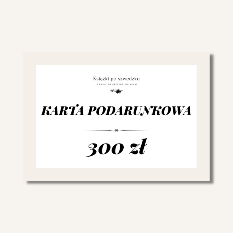 Karta Podarunkowa Książki po szwedzku