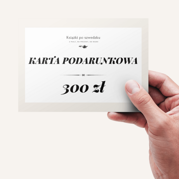 Karta Podarunkowa Książki po szwedzku