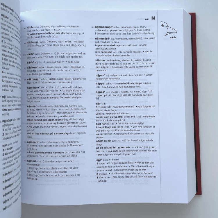 Natur och Kulturs Svenska Ordbok, słownik języka szwedzkiego, możesz go wnieść na egzamin TISUS
