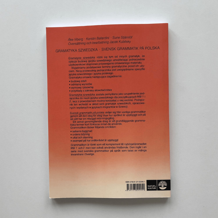 Mål - svensk grammatik på polska, czyli szwedzka gramatyka po polsku