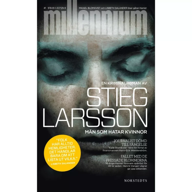 Män som hatar kvinnor - Stieg Larsson, czyli Dziewczyna z tatuażem, Mężczyźni, którzy nienawidzą kobiet, w oryginale, po szwedzku!