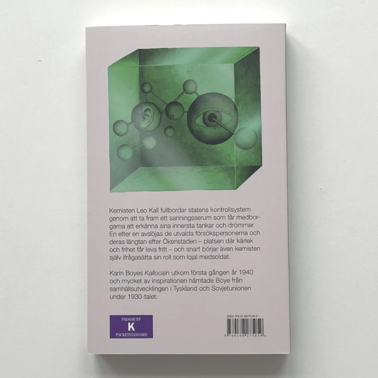 Kallocain - Karin Boye w oryginale, po szwedzku