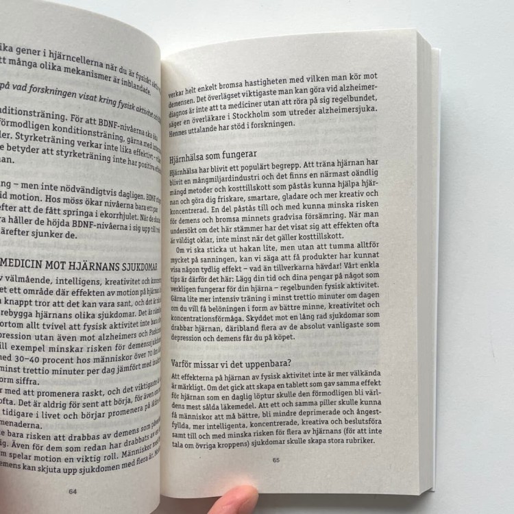 Hälsa på recept: träna smartare, må bättre, lev längre - A. Hansen, C.J. Sundberg literatura faktu po szwedzku