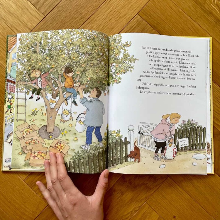 "Ellens äppleträd" - Catarina Kruusval Jabłonka Eli po szwedzku  5