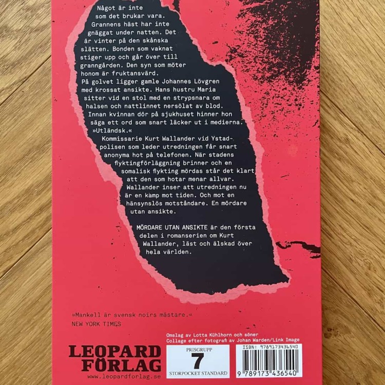 "Mördare utan ansikte" - Henning Mankell  po szwedzku  4