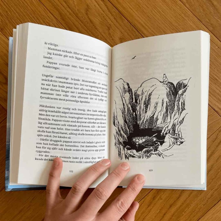 "Pappan och havet" - Tove Jansson, Tatuś Muminka i Morze, w oryginale, po szwedzku 5