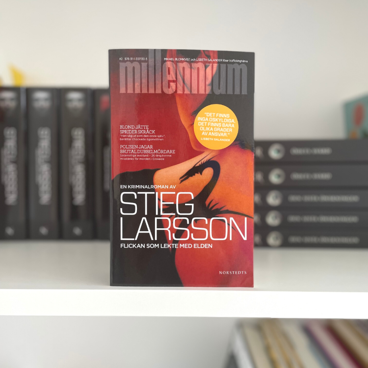 Flickan som lekte med elden Stieg Larsson dziewczyna, która igrała z ogniem w oryginale, po szwedzku 2