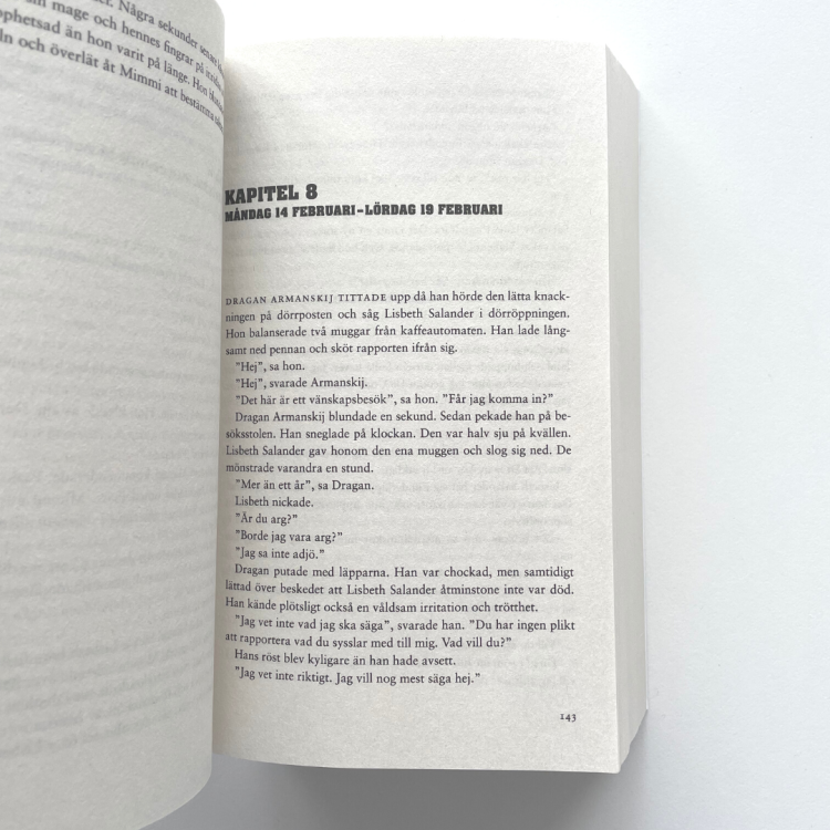 Flickan som lekte med elden Stieg Larsson dziewczyna, która igrała z ogniem w oryginale, po szwedzku 6