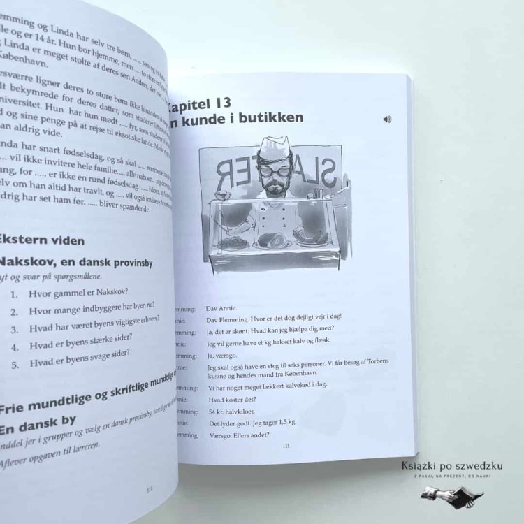 Danskere: En lærebog i dansk for udlændinge på mellemtrinnet - Lise Bostrup do nauki duńskiego 6