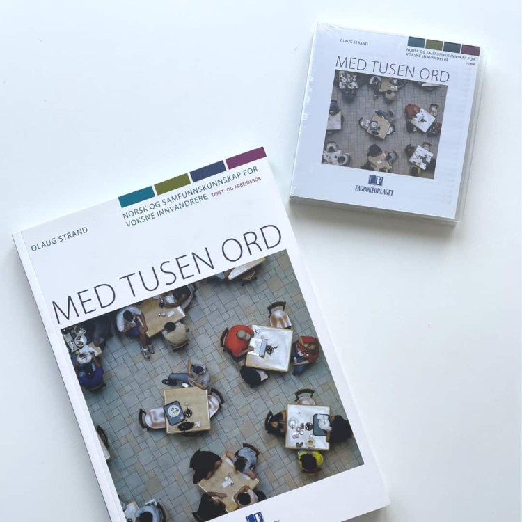 Med tusen ord (Podręcznik z ćwiczeniami) - Olaug Strand  do nauki norweskiego 6