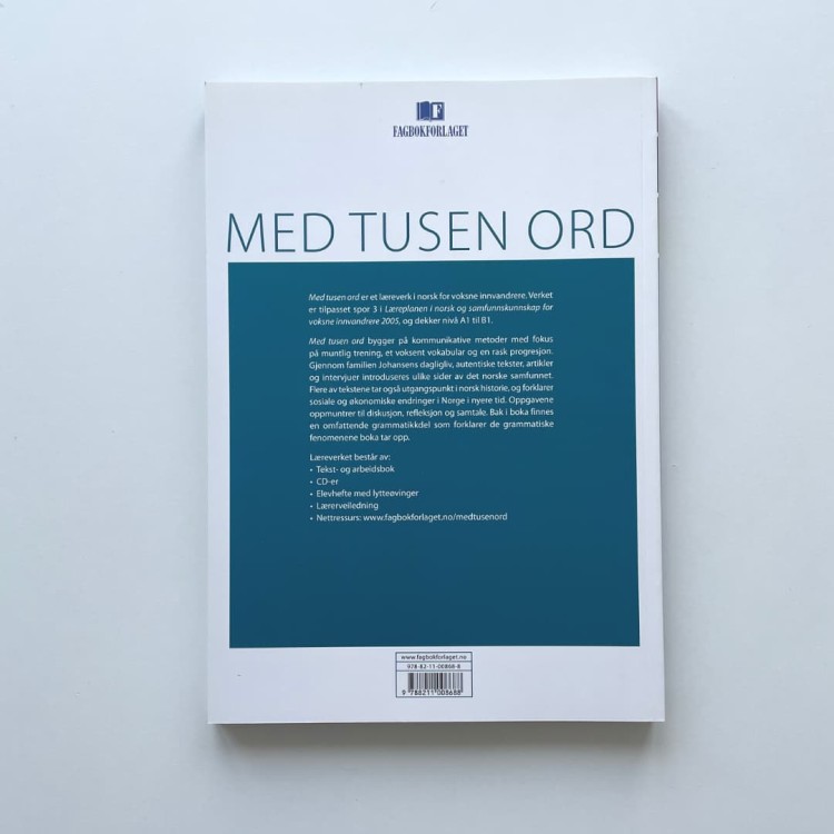 Med tusen ord (Podręcznik z ćwiczeniami) - Olaug Strand  do nauki norweskiego 4