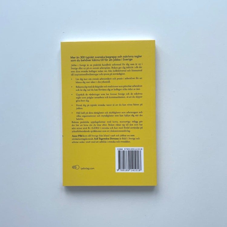 "Jobba i Sverige: Svensk arbetsplatskultur A–Ö" - Anne Pihl, Sofi Tegsveden Deveaux praca w Szwecji 5