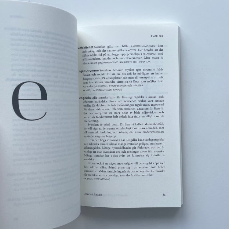 "Jobba i Sverige: Svensk arbetsplatskultur A–Ö" - Anne Pihl, Sofi Tegsveden Deveaux praca w Szwecji 6