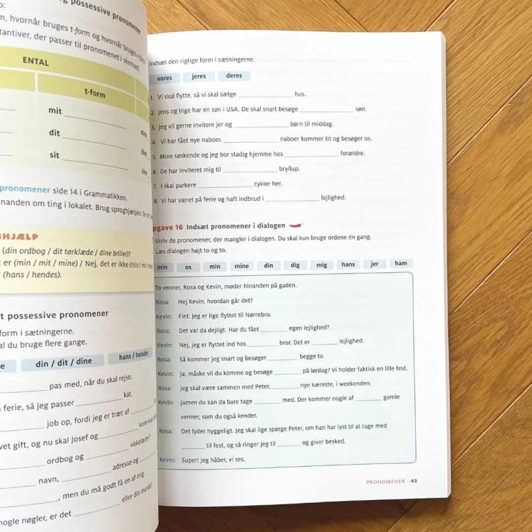 Grammatik i brug - en basal indføring i dansk grammatik nauka duńskiego 6