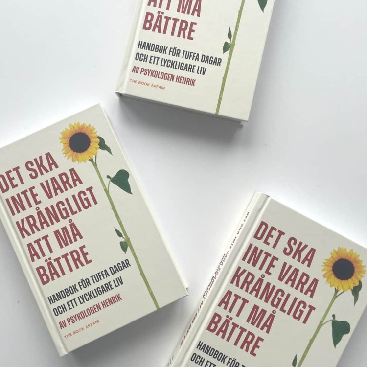 "Det ska inte vara krångligt att må bättre: handbok för tuffa dagar och ett lyckligare liv" - Henrik Wiman po szwedzku 7