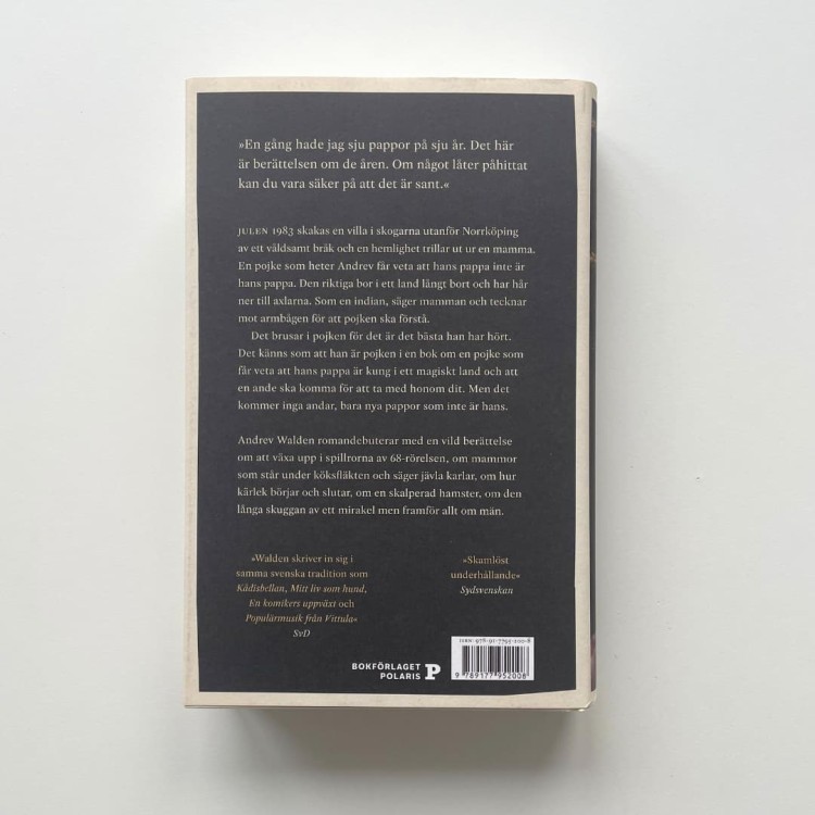"Jävla karlar" - Andrev Walden po szwedzku w oryginale nagroda Augusta 3