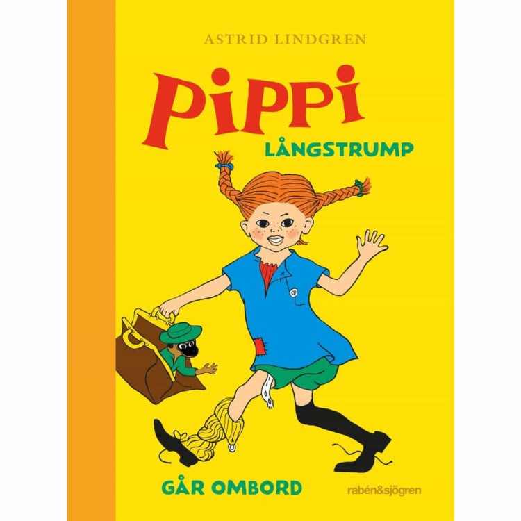 "Pippi Långstrump går ombord" - Astrid Lindgren po szwedzku Pippi Pończoszanka w oryginale 1