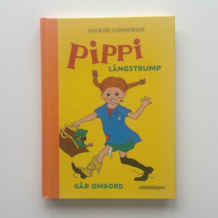 "Pippi Långstrump går ombord" - Astrid Lindgren po szwedzku Pippi Pończoszanka w oryginale 3