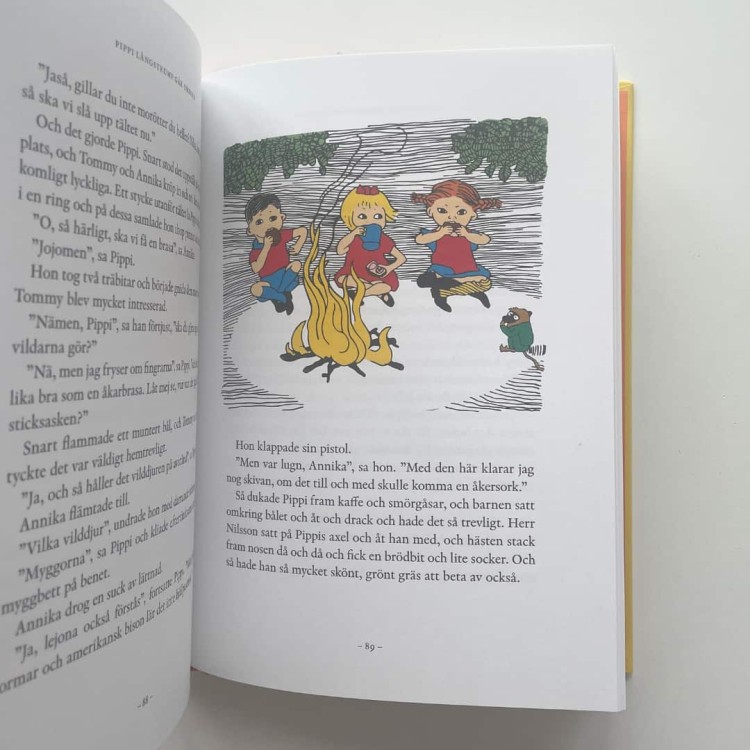 "Pippi Långstrump går ombord" - Astrid Lindgren po szwedzku Pippi Pończoszanka w oryginale 5