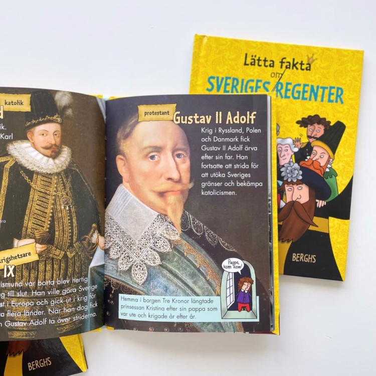 "Lätta fakta om Sveriges regenter" - Linda Pelenius, o szwedzkich królach i władcach 4