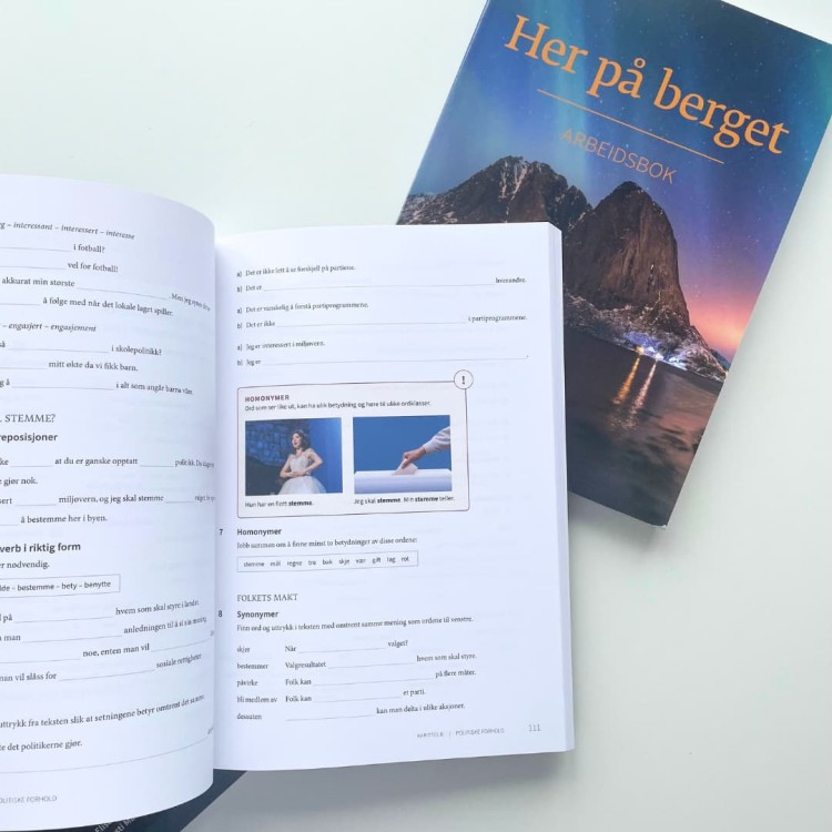 Her på berget Arbeidsbok 2024 – ćwiczenia B2/C1
