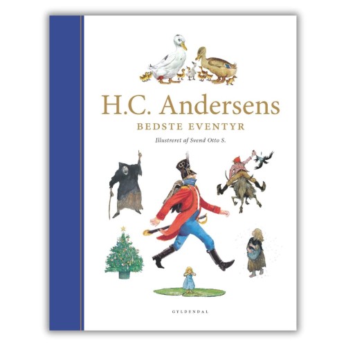 H. C. Andersens Bedste Eventyr-baśnie Hansa Christiana Andersena w oryginale, po duńsku, przednia okładka.