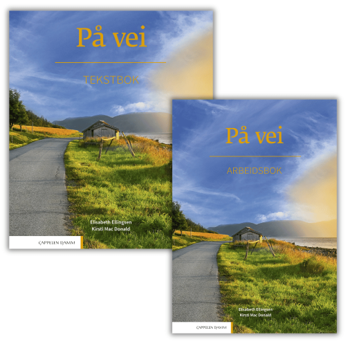 Zestaw På vei (2025), Tekstbok + Arbeidsbok (Podręcznik i Ćwiczenia) do nauki norweskiego od podstaw, poziom A1/A2, słownictwo, gramatyka, komunikacja