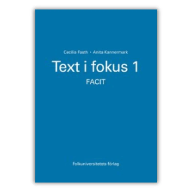 Text i fokus 1, klucz odpowiedzi