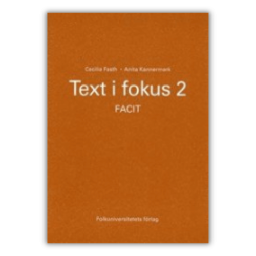 Text i fokus 2, facit, klucz odpowiedzi