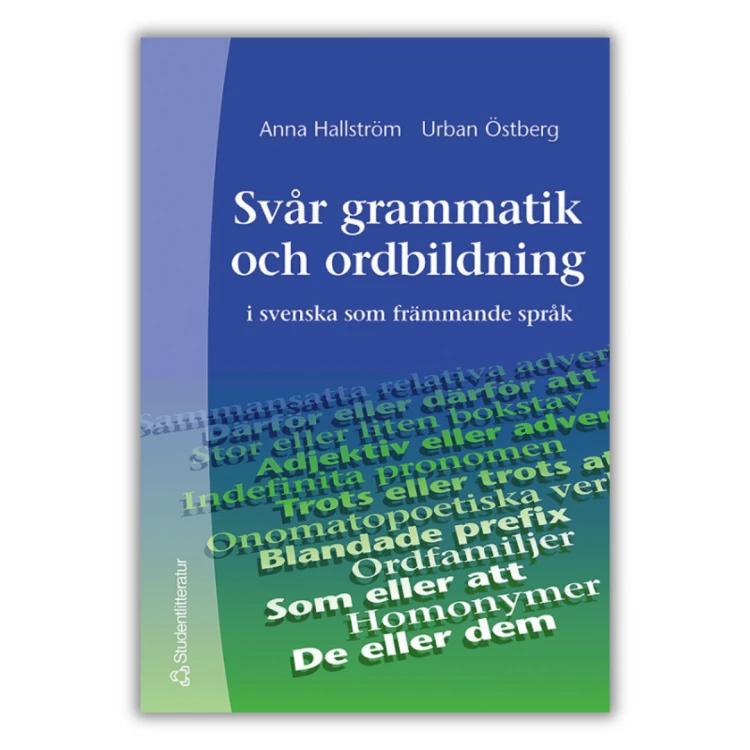 Svår grammatik och ordbildning, Ćwicz zaawansowaną gramatykę, pisownię i słowotwórstwo szwedzkie. Trudne formy, wyrazy złożone, de i dem oraz klucz odpowiedzi.