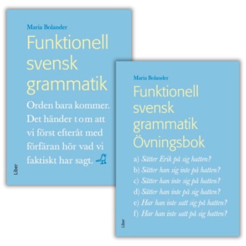 ZESTAW: Funktionell svensk grammatik (Podręcznik i Ćwiczenia) przednie okładki