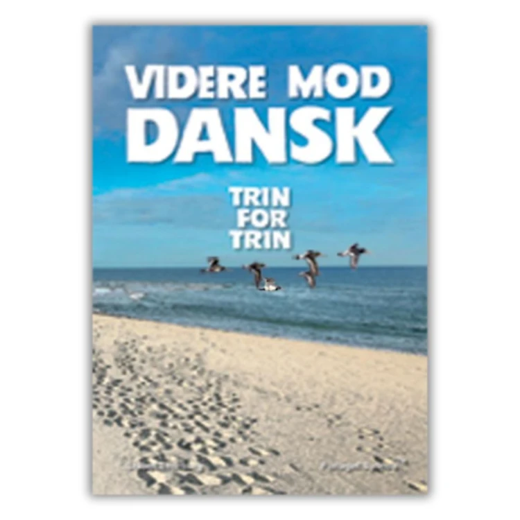 &amp;quot;Videre mod dansk&amp;quot; - Lisbet Thorborg - nauka duńskiego na poziomie A2, przednia okładka książki