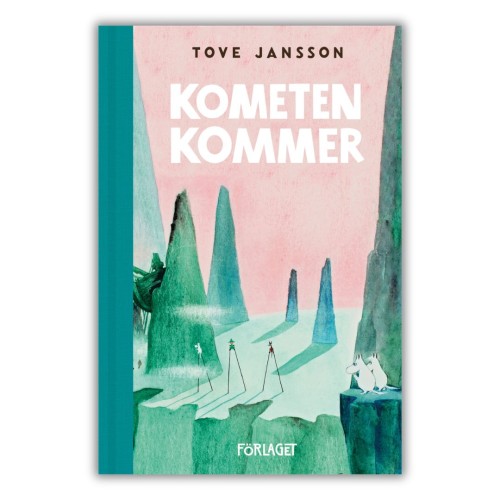 Kometen kommer (pol. Kometa w Dolinie Muminków) to druga książka z głównej serii Muminków, w oryginalnej wersji w języku szwedzkim. przednia okładka