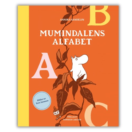 Mumindalens alfabet - Annika Sandelin/Tove Jansson, przednia okładka