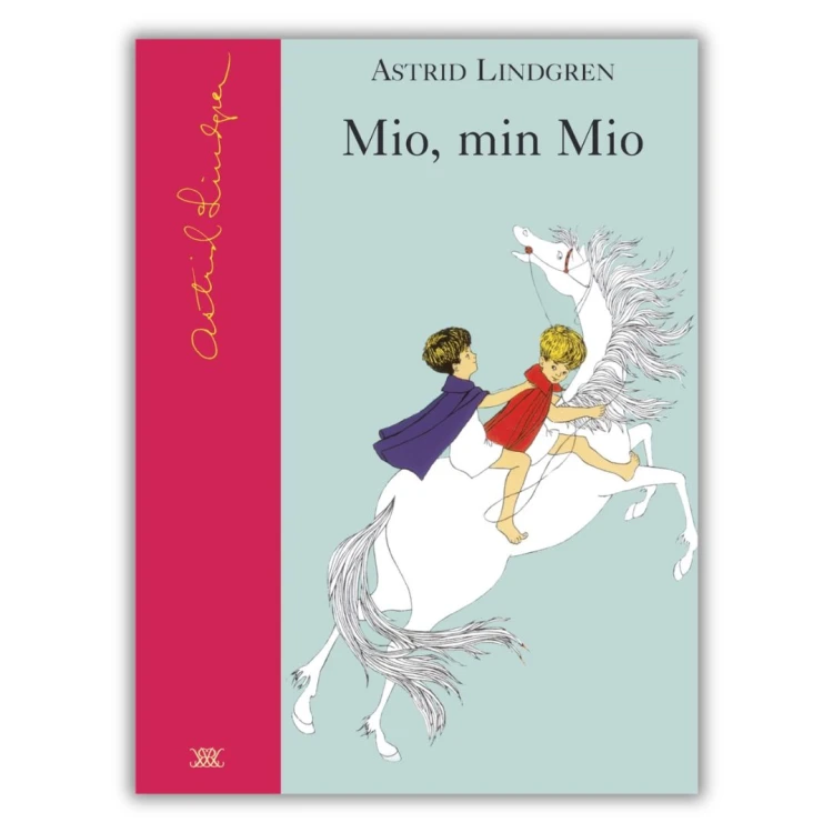 Mio, min Mio Astrid Lindgren w oryginale, po szwedzku, klasyka szwedzkiej literatury dla dzieci w języku szwedzkim. przednia okładka