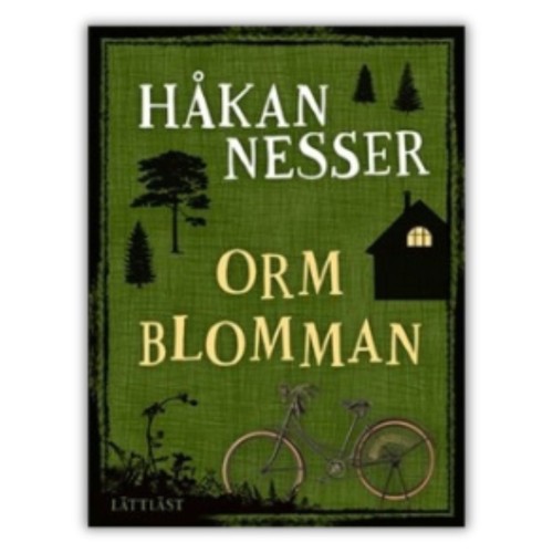 "Ormblomman" (lättläst) - Håkan Nesser , uproszczony język szwedzki, poziom B1, przednia okładka