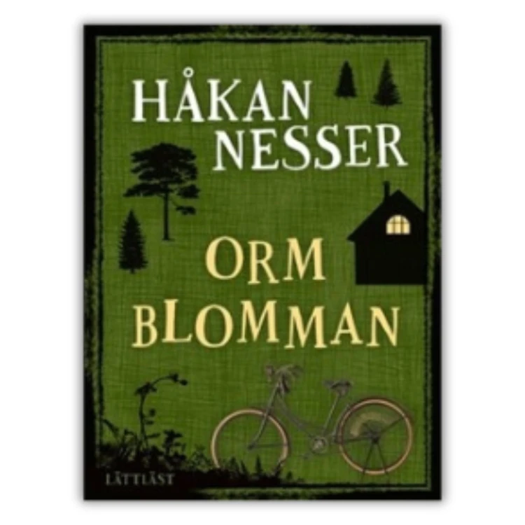 "Ormblomman" (lättläst) - Håkan Nesser , uproszczony język szwedzki, poziom B1, przednia okładka