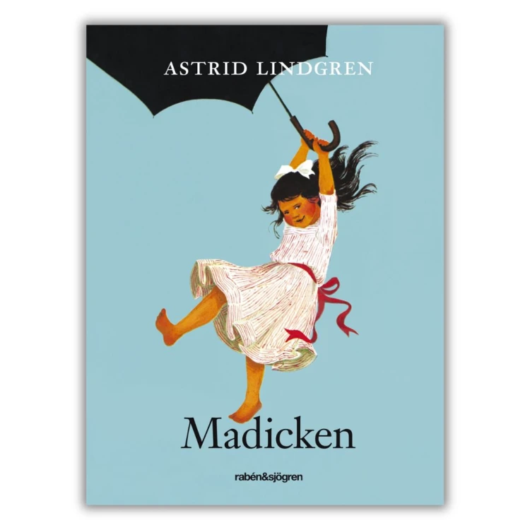 "Madicken" - Astrid Lindgren, klasyka szwedzkiej literatury dla dzieci w oryginale, przednia okładka
