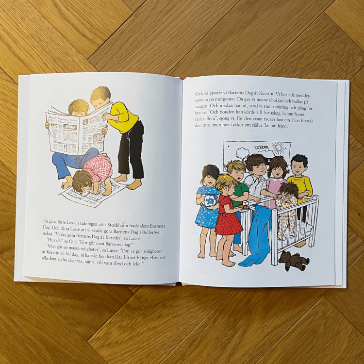 "Barnens Dag i Bullerbyn" - Astrid Lindgren po szwedzku