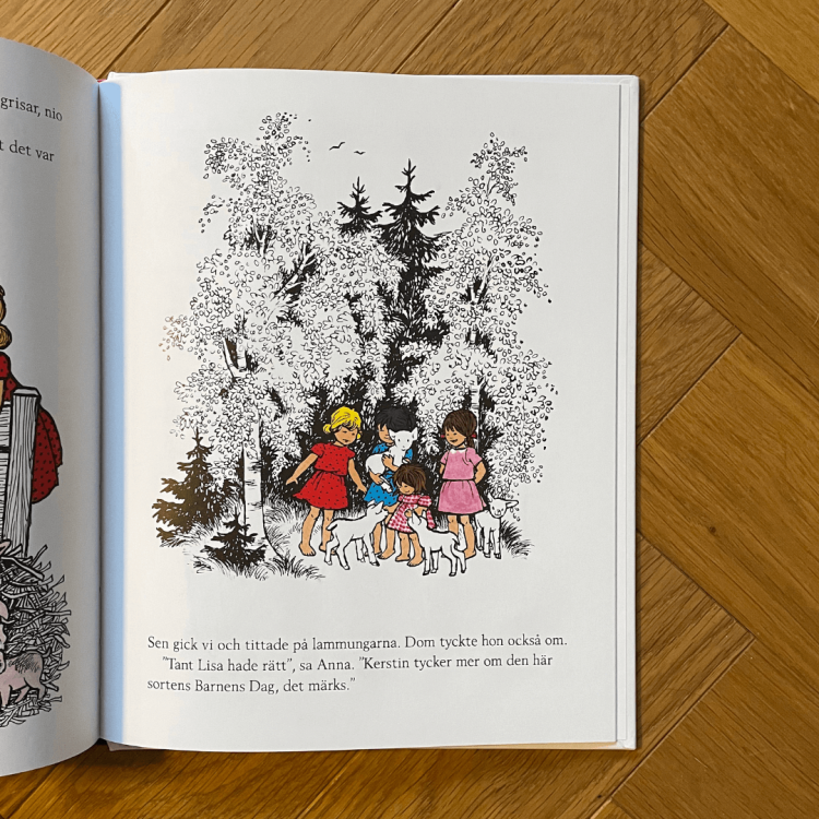 "Barnens Dag i Bullerbyn" - Astrid Lindgren po szwedzku