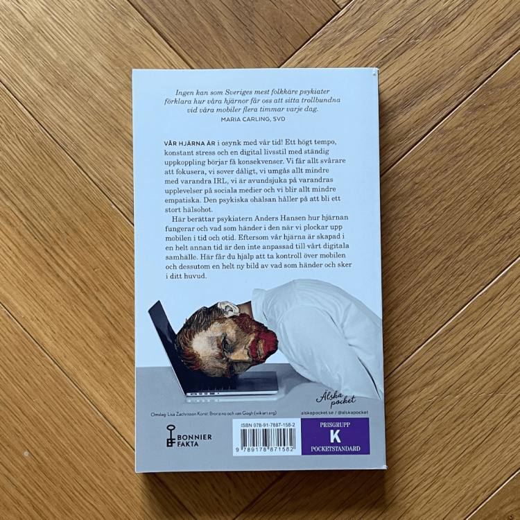 Skärmhjärnan: hur en hjärna i osynk med sin tid kan göra oss stressade, deprimerade och ångestfyllda (Pocket) - Anders Hansen po szwedzku