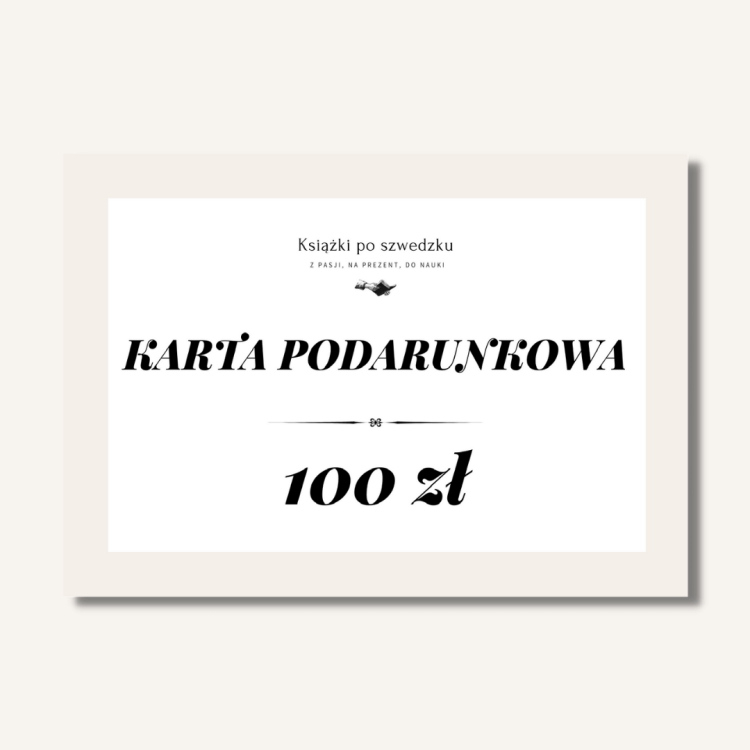 Karta podarunkowa Książki po szwedzku