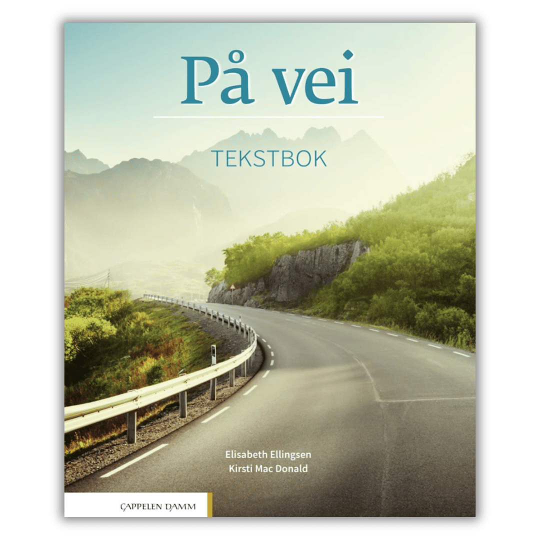 På vei Tekstbok (Podręcznik) - 2018 - podręcznik do norweskiego od podstaw, A1/A2. Oryginalna książka. Dobierz ćwiczenia i płytę z nagraniami.