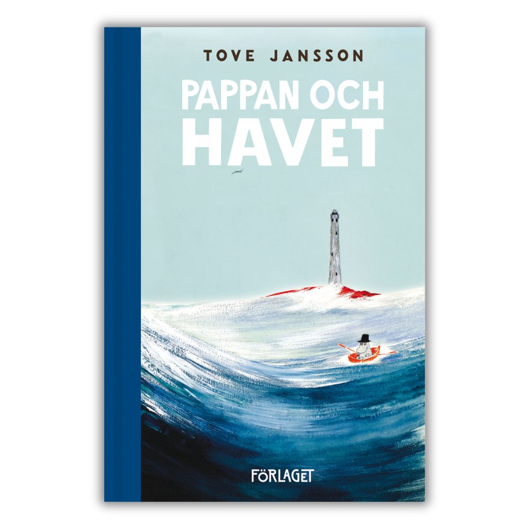 "Pappan och havet" - Tove Jansson, Tatuś Muminka i Morze, w oryginale, po szwedzku , przednia okładka