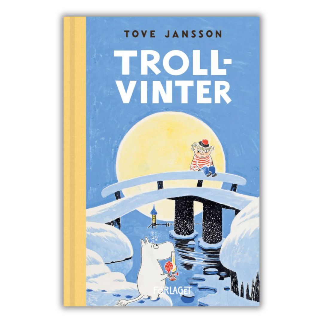 Trollvinter - Tove Jansson, czyli Zima Muminków w oryginale, po szwedzku, przednia okładka