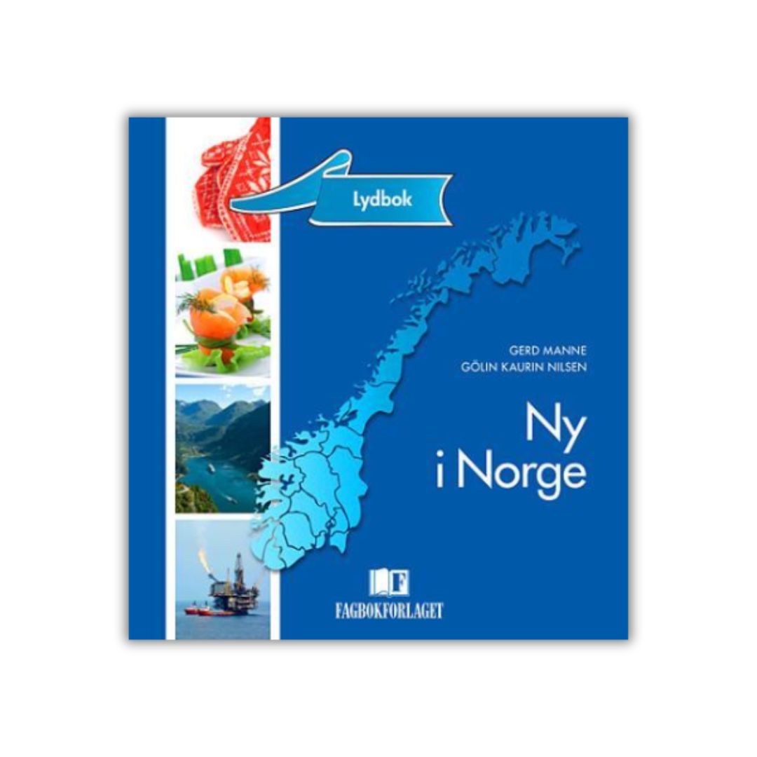 Ny i Norge Lydbok (CD) - Gerd Manne, Gølin Kaurin Nilsen do nauki norweskiego 2, przednia okładka